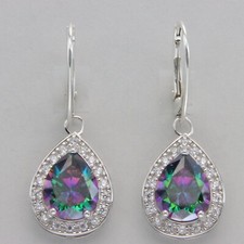 Teardrop mystic topaz for sale  Bath