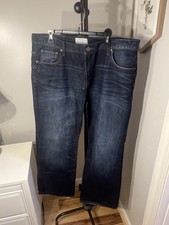 Jeans bootcut Aeropostale Benton original 38x34 novo sem etiquetas lavagem escura 100% algodão comprar usado  Enviando para Brazil