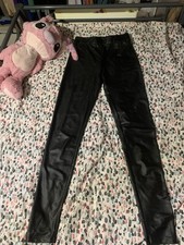 Legging noir simili d'occasion  Fontenay-sous-Bois