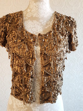 Topshop gold beaded for sale  MIDDLESBROUGH