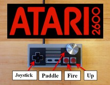Combinação modificada de joystick e controlador de remo para Atari 2600 e 7800 Mod comprar usado  Enviando para Brazil