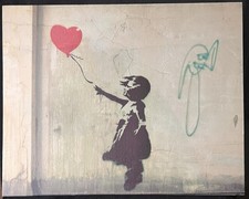 Banksy girl heart for sale  READING