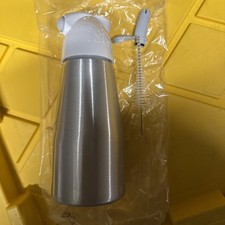 Garrafa de aço inoxidável iSi Easy Whip Mini Plus 1/2 pinta 0,25 L na cor branca, usado comprar usado Garrafa de aço inoxidável iSi Easy Whip Mini Plus 1/2 pinta 0,25 L na cor branca, usado comprar usado  Enviando para Brazil