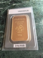 50g goldbarren heraeus gebraucht kaufen  Hamburg