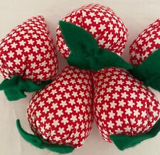 Stoff erdbeeren genäht gebraucht kaufen  Gaggenau
