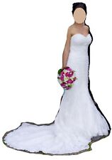 Brautkleid spitze schulterfrei gebraucht kaufen  Frankfurt am Main
