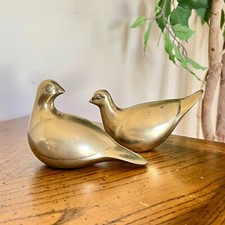 Pair vintage brass for sale  Chesterfield
