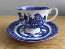 Aynsley blue willow for sale  PETWORTH