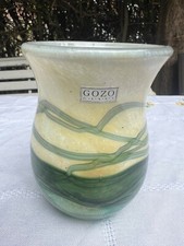 Gozo glass vase. for sale  NOTTINGHAM
