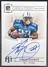 2024 National Treasures Eddie George NFL Greatest Signatures Auto #71/99 -Titans comprar usado  Enviando para Brazil