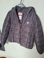 Doudoune superdry noire d'occasion  Beauvais