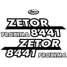 Zetor Proxima 8441 Tractor Aftermarket Naklejka Naklejka Adesivo Zestaw naklejek na sprzedaż  Wysyłka do Poland