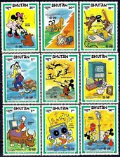 Bhutan 1984 disney usato  Trambileno