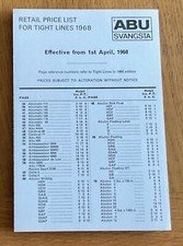Abu svängsta 1968 for sale  GLASGOW