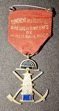 Médaille syndicat ouvriers d'occasion  Lagny-sur-Marne
