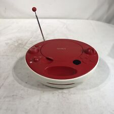 Leitor de CD Sony ZS-E5 vermelho rádio AM/FM MP3 AUX estéreo Y2K Boombox comprar usado  Enviando para Brazil