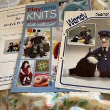 Toys knitting pattern for sale  HEREFORD