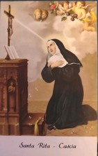 SANTA RITA-CASCIA SANTINO CON PREGHIERA A SANTA RITA comprar usado  Enviando para Brazil