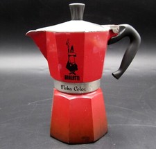 Cafeteira espresso Bialetti Moka Color fogão 1 xícara coador vermelho italiano comprar usado  Enviando para Brazil