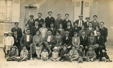 Carte photo groupe d'occasion  Genillé