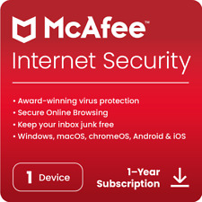 Mcafee internet security usato  Spedire a Italy