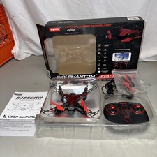 Drone Syma Sky Phantom FPV 4 CH 2.4 GHz controle remoto completo na caixa comprar usado  Enviando para Brazil
