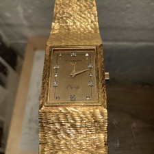 Relógio e pulseira masculinos vintage banhados a ouro quartzo Wittnauer. marcadores de diamante. comprar usado Relógio e pulseira masculinos vintage banhados a ouro quartzo Wittnauer. marcadores de diamante. comprar usado  Enviando para Brazil