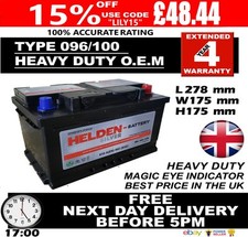 Diesel car battery for sale  LUTON