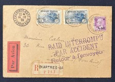 Francja dobra rzadka 1929 Pokrowiec na zderzenie samolotu Używany MK8434 na sprzedaż  PL