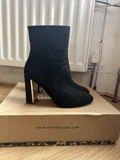 Black suede river for sale  LONDON