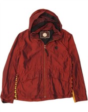 Jaqueta de chuva masculina com capuz PRETTY GREEN Reino Unido 40 grande marrom colorblock DV47 comprar usado  Enviando para Brazil