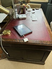 Lovely leather topped for sale  LEICESTER