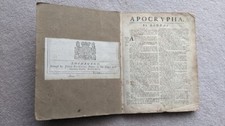 Christian Holy Bible - APOCRYPHA  John Baskett edinburgh 1726 comprar usado  Enviando para Brazil