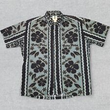 Camisa havaiana masculina Kahala XL multicolorida floral Bora Bora manga curta com botão, usado comprar usado  Enviando para Brazil