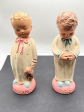 Vintage chalk figurines for sale  Clifton Springs
