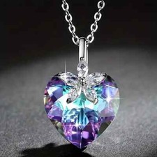 Delicate heart necklace for sale  Riverside