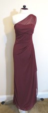 Vestido de dama de honra vinho longo um ombro chiffon formatura formal franzido comprar usado  Enviando para Brazil