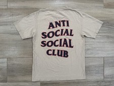 Usado, Camiseta Feminina Anti Social Social Club PEQUENA Bege ASSC Manga Curta EUA comprar usado  Enviando para Brazil