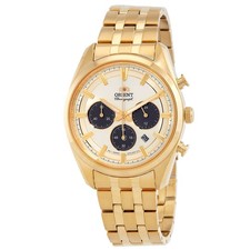 Relógio masculino Orient cronógrafo contemporâneo mostrador champanhe RATX0301G10B comprar usado  Enviando para Brazil