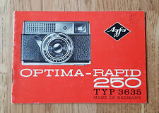 Gebrauchanleitung agfa ptima gebraucht kaufen  Regensburg