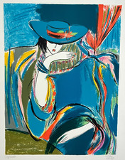 LITOGRAFIA FEMININA ARCO-ÍRIS assinada LIEN DEZO 23/300 Effa XX° comprar usado  Enviando para Brazil