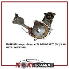 370972020 pompa olio usato  Valva