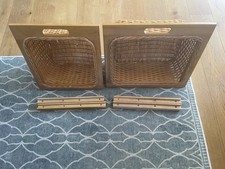 wicker basket kitchen storage unit for sale wicker basket kitchen storage unit for sale LUDLOW
