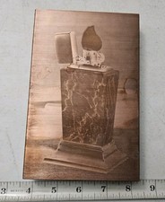 Isqueiro de mesa vintage bloco impressão tipográfica comprar usado  Enviando para Brazil