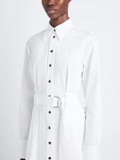 Vestido Viola Proenza Schouler em Popeline Compacto - Branco - Tamanho 6 comprar usado  Enviando para Brazil