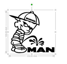 Sticker scania man d'occasion  Freyming-Merlebach