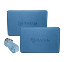 2 gaiam foam yoga blocks for sale  Brownsville