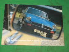 Mgb 1976 page for sale Mgb 1976 page for sale  EDINBURGH