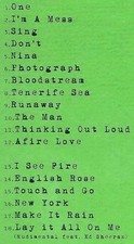 Sheeran dvd ed for sale  UK