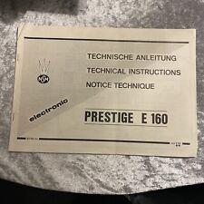 Nsm prestige e160 for sale  HULL